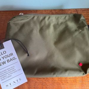 State Bags Lorimer Fanny Pack Olive with Gold Hardware